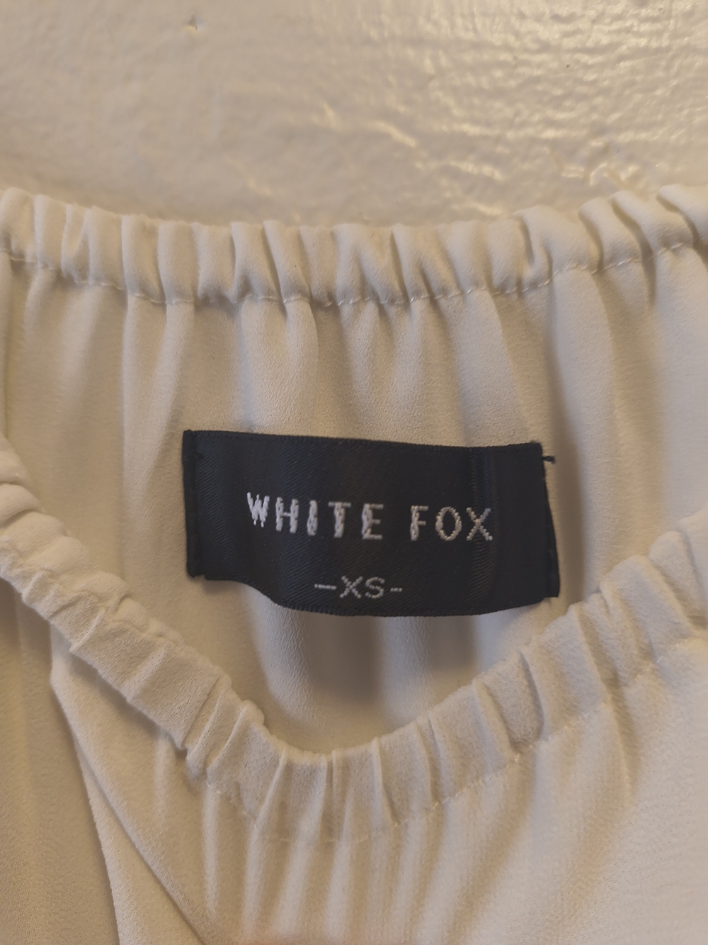 White Fox White Tiered Ruffle Maxi Skirt XS - Picture 4 of 5